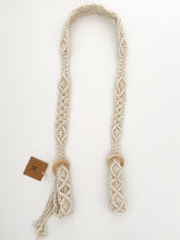 Load image into Gallery viewer, Zoe Macrame Yoga Mat Strap