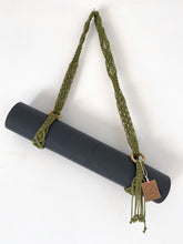 Load image into Gallery viewer, Zoe Macrame Yoga Mat Strap