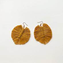 Load image into Gallery viewer, Macramé Feather Earrings