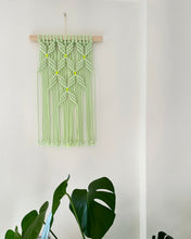 Load image into Gallery viewer, Macrame Wall Hanging with Neon Pop