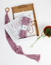 Load image into Gallery viewer, D.I.Y. Macrame Plant Hanger Kit