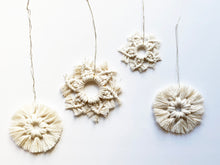 Load image into Gallery viewer, D.I.Y. Macrame Snowflakes - Small