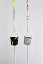 Load image into Gallery viewer, Plant Hanger with Neon Accent