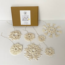 Load image into Gallery viewer, D.I.Y. Macrame Snowflakes