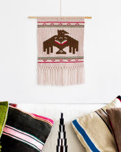 Load image into Gallery viewer, Thunderbird Macramé Wall Hanging – Medium Handmade Fibre Art