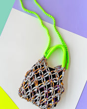 Load image into Gallery viewer, Printed Macrame Bags - Medium Size with strap