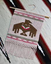 Load image into Gallery viewer, Thunderbird Macramé Wall Hanging – Medium Handmade Fibre Art