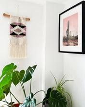 Load image into Gallery viewer, Aztec Inspired Macrame Wall Hanging