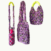 Load image into Gallery viewer, Aurora Macrame Bag - Medium with Long Straps