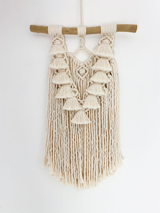 Macrame Wall Hanging with Tassels