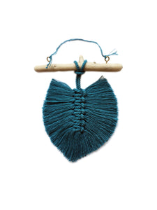 Teal Feather Mini Hanging